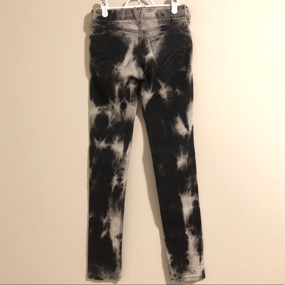 French Connection denim tie dye skinny jeans - Picture 3 of 11